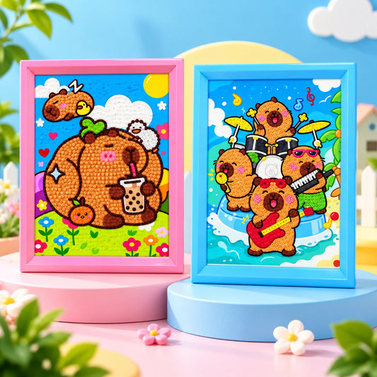 Capybara Diamond Art Duo (2 in 1 set)