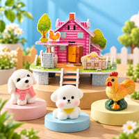 Farmhouse & Cozy Country Pets (4 in 1 set)