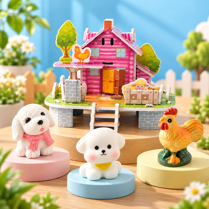 Farmhouse & Cozy Country Pets (4 in 1 set)