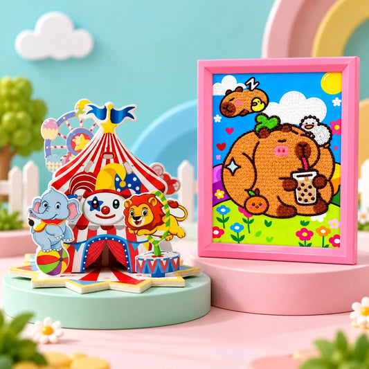 Carnival Tent & Boba Bear DIY Kit (2 in 1 set)