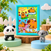 Kawaii Capybara & Cozy Wildlife Pals (3 in 1 set)