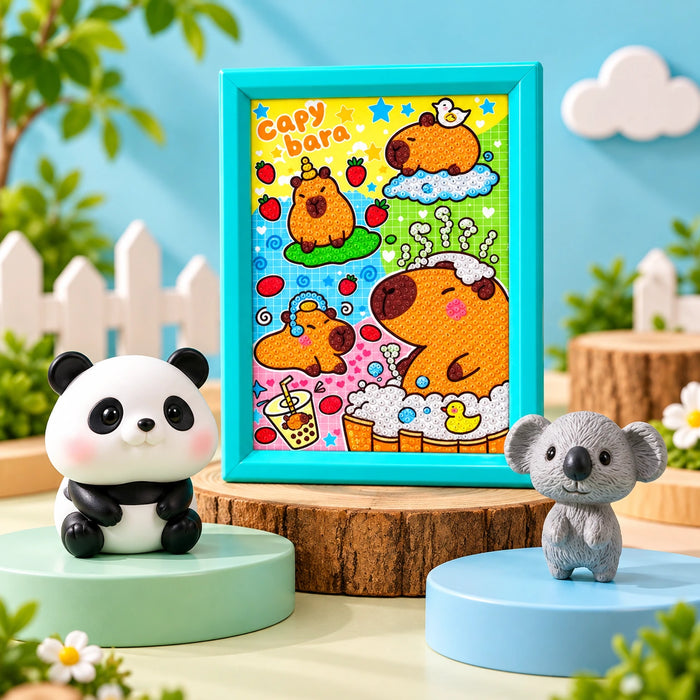 Kawaii Capybara & Cozy Wildlife Pals (3 in 1 set)