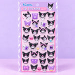Kawaii Black-Hat Bunny 3D Stickersheet