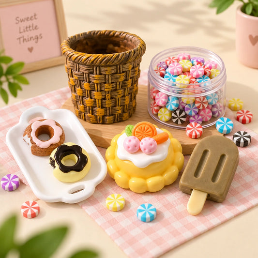Sweet Treats & Dollhouse Craft Set (5 in 1 set)